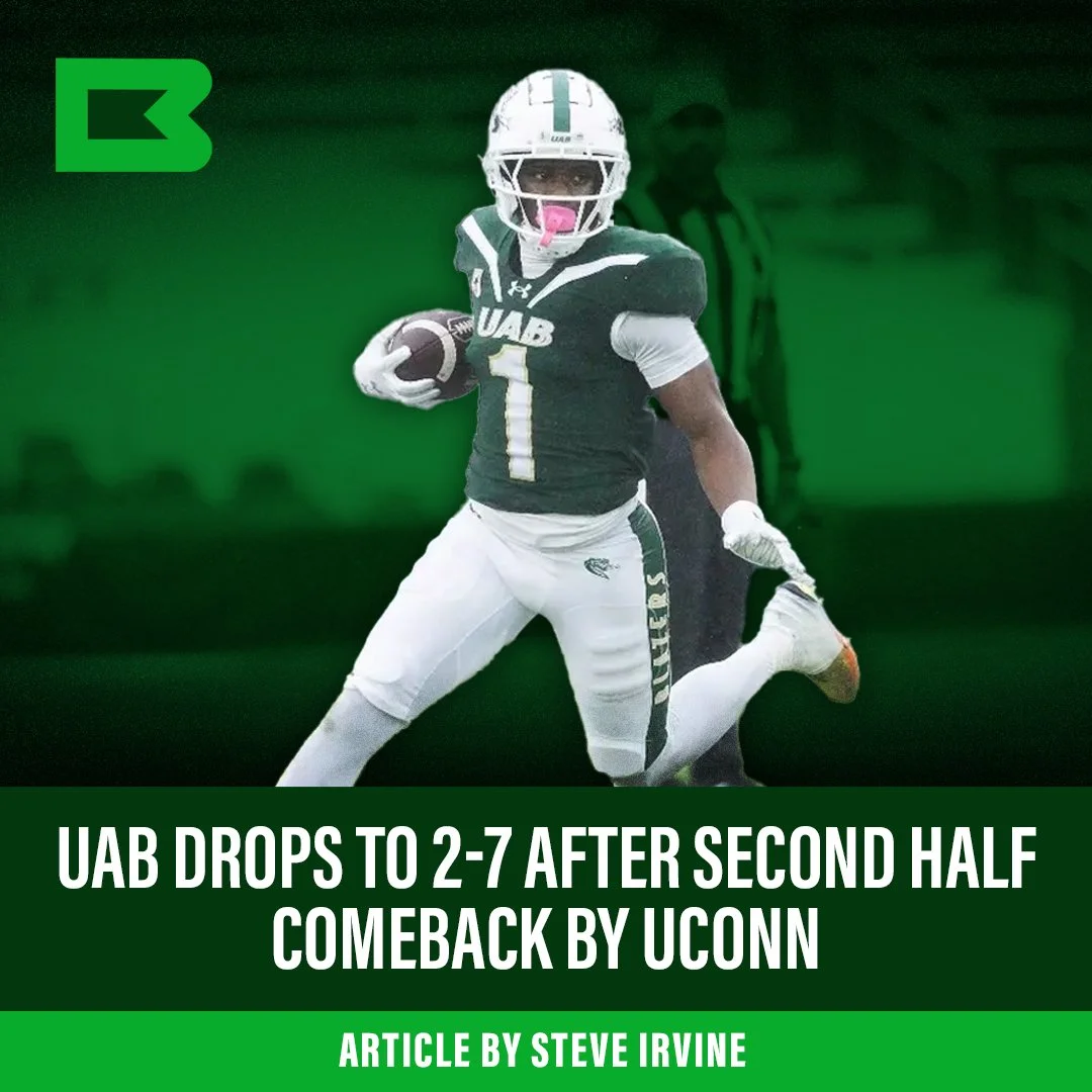 UAB Falls To 2-7 After Second Half Comeback By UCONN