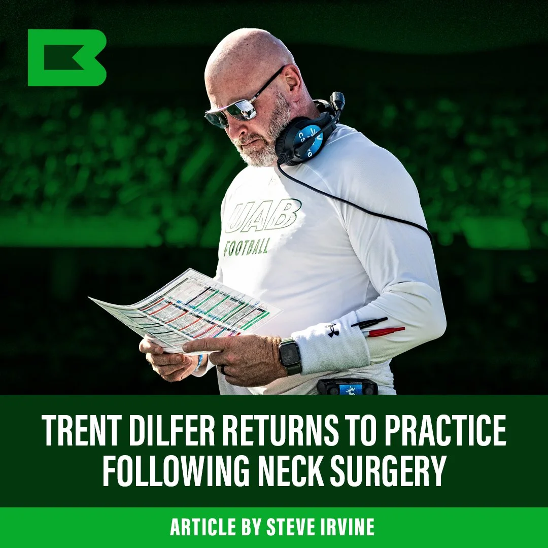 Trent Dilfer Returns To Practice Following Neck Surgery
