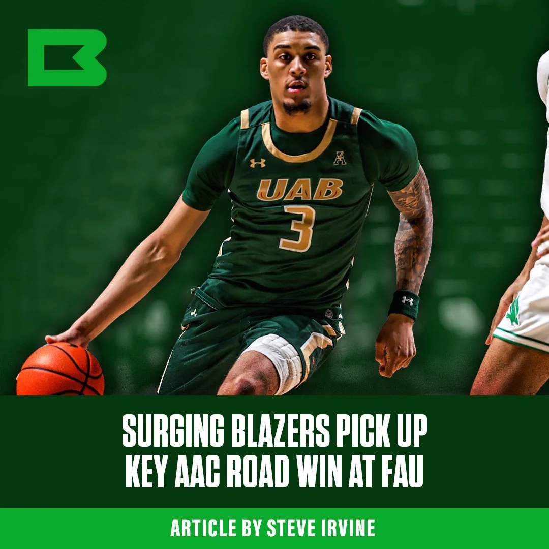 Surging Blazers pick up key AAC Road Win At FAU