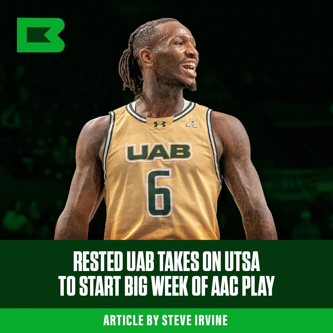 Rested UAB takes on UTSA to start Big Week of AAC Play
