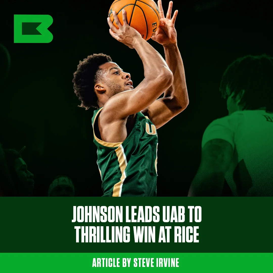 Johnson leads UAB to thrilling win at Rice