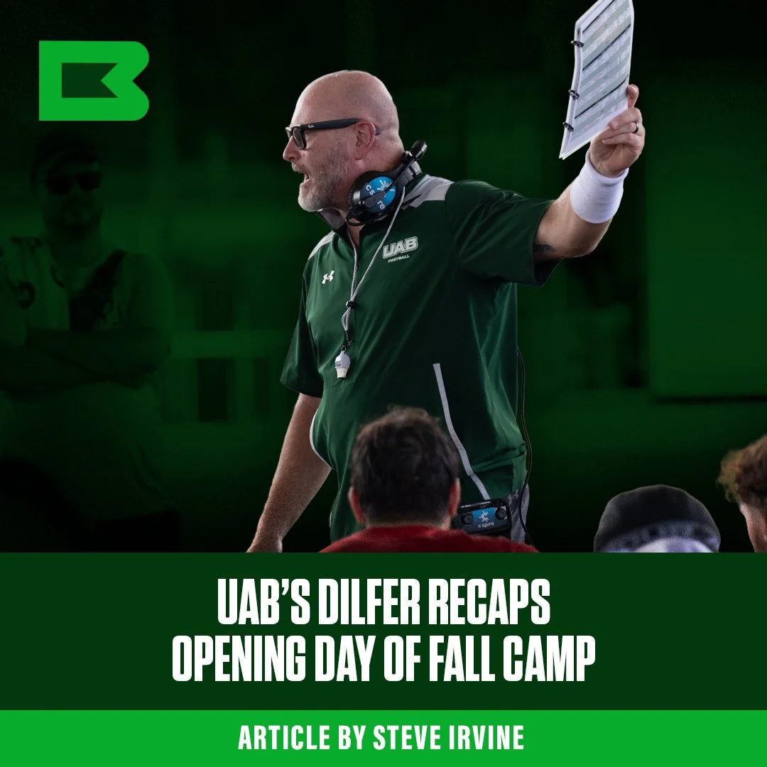 UAB’s Dilfer Recaps First Day of Fall Camp