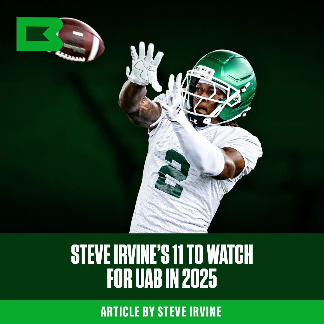 Steve Irvine’s 11 to watch for UAB entering 2025 season