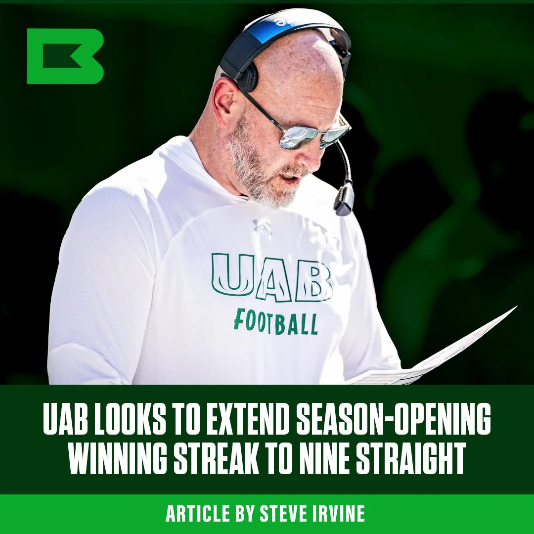 UAB Looks To Extend Season-Opening Winning Streak To Nine Straight On Thursday Night Against ASU