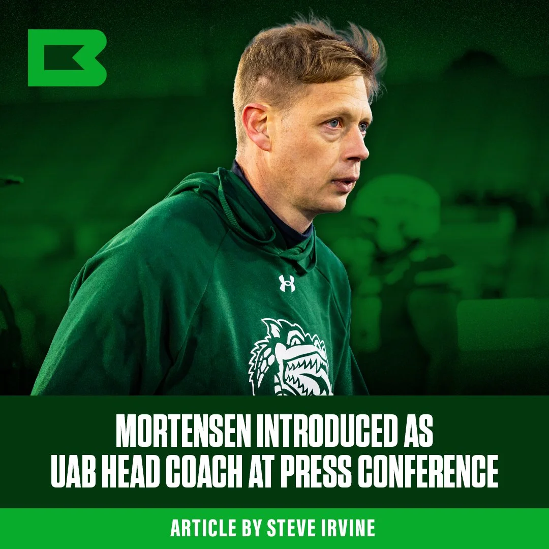 Mortensen Introduced as UAB Coach At Press Conference