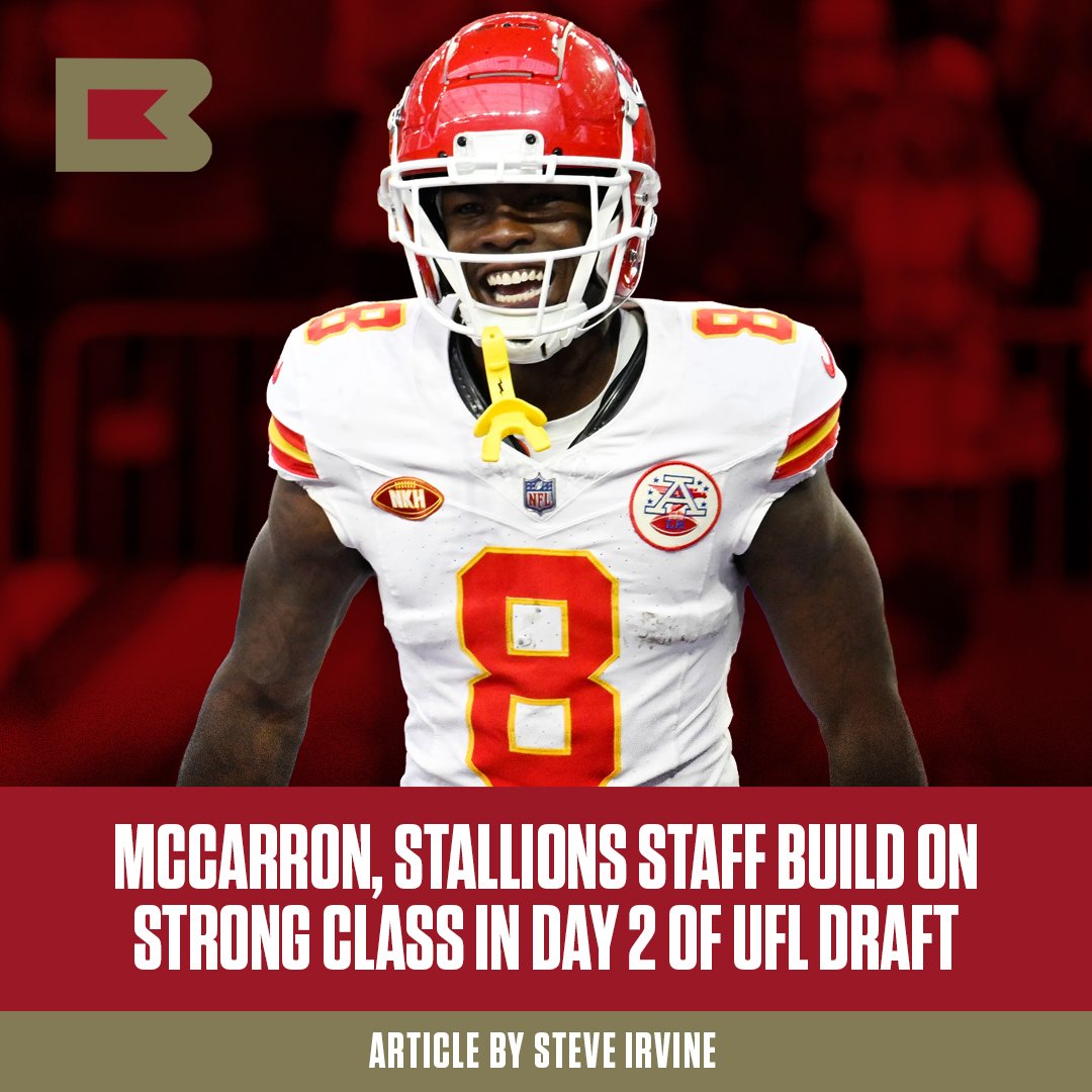 UFL Draft Day 2: Stallions Build On Strong Draft Class