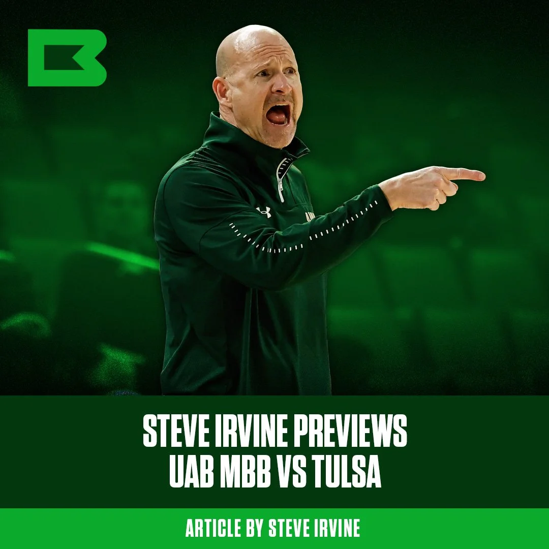 Steve Irvine Previews UAB MBB vs Tulsa