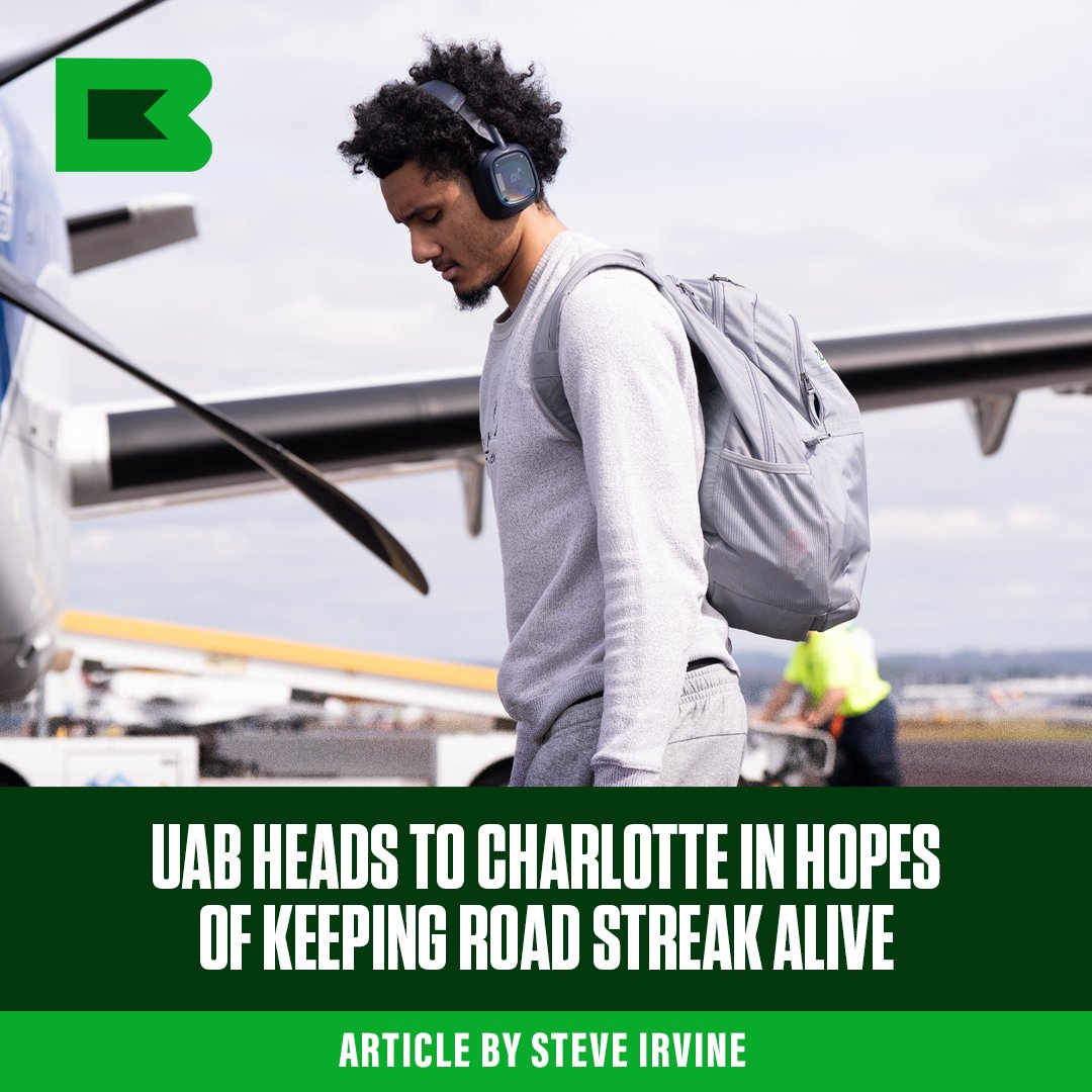 UAB heads To Charlotte In Hopes Of KEeping Road Streak Alive