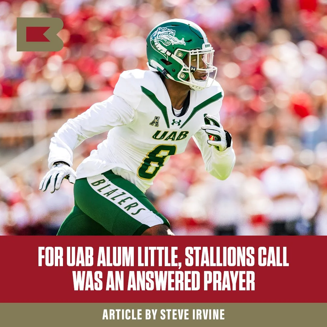 For UAB alum Little, Call from Stallions Was Answered Prayer
