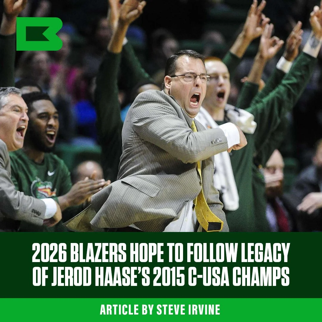 2026 blazers hope to follow legacy of Haase’s 2015 c-usa champs