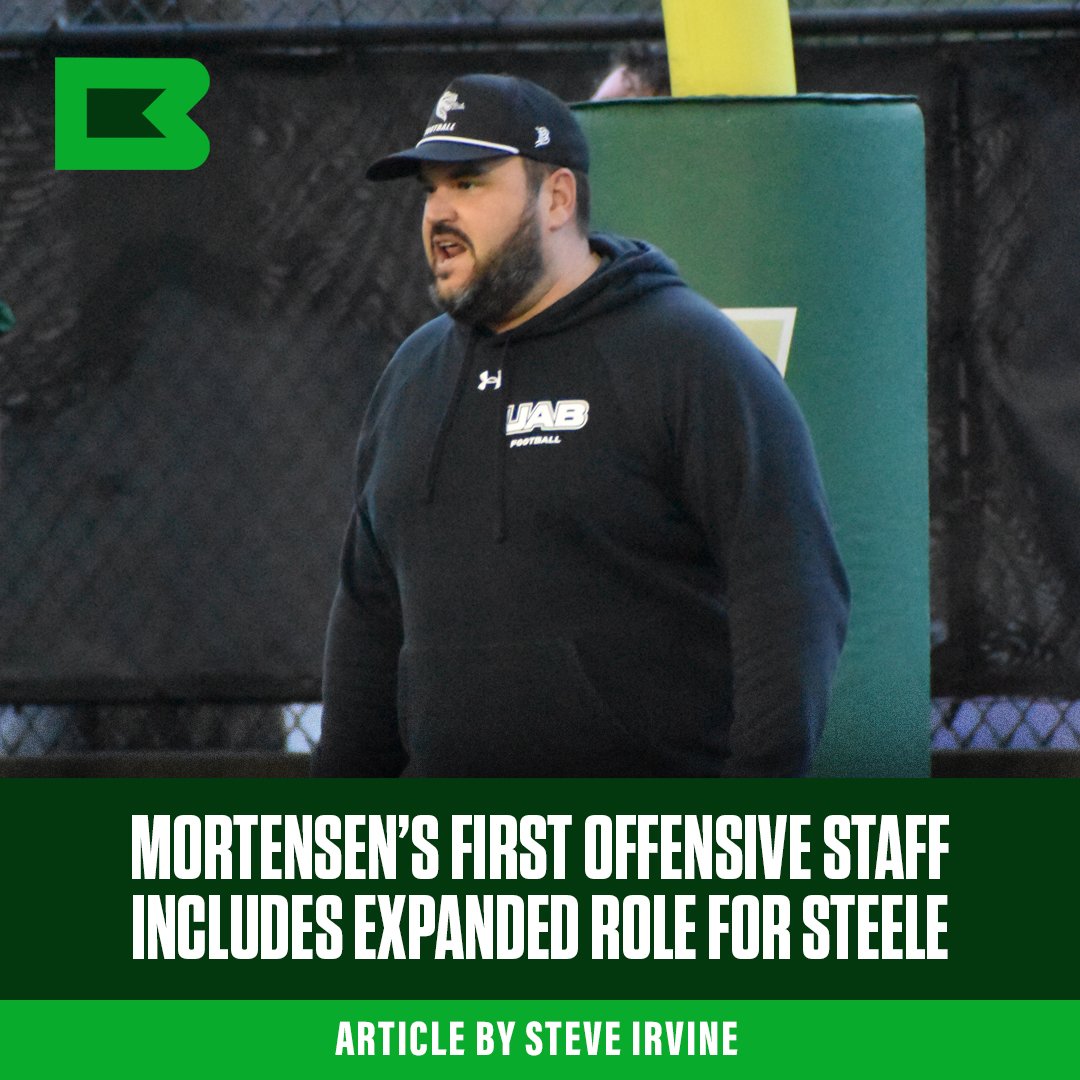 Mortensen’s First Offensive Staff Includes Expanded Role for Steele