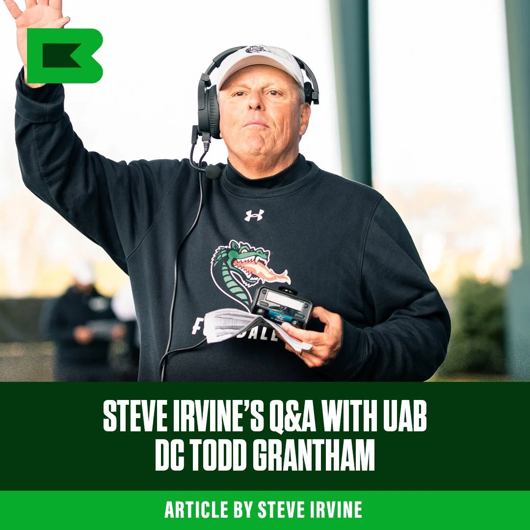 Steve Irvine’s Q&amp;A with UAB DC Todd Grantham