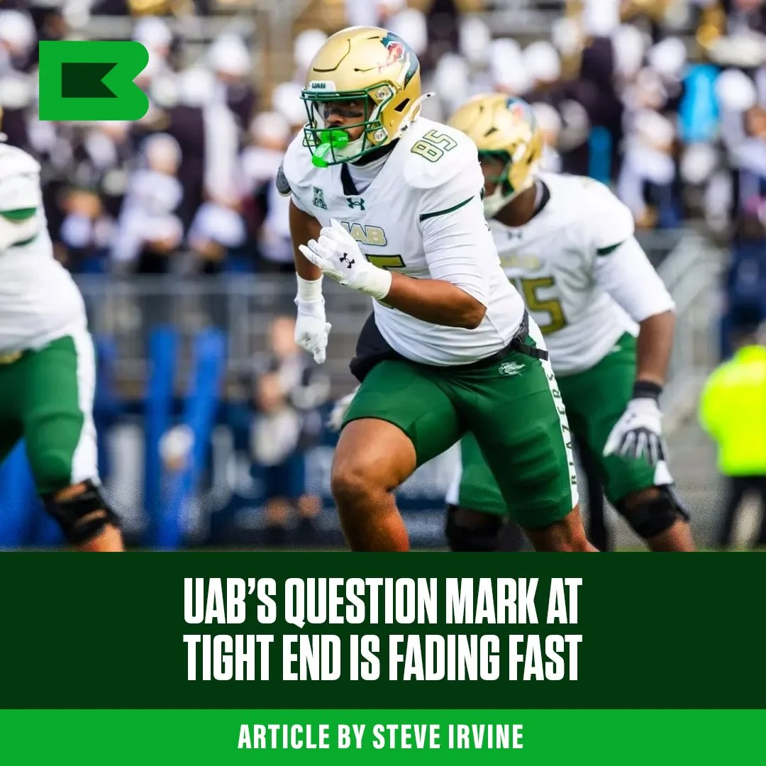 UAB’s Question Mark at Tight End Is Fading Fast