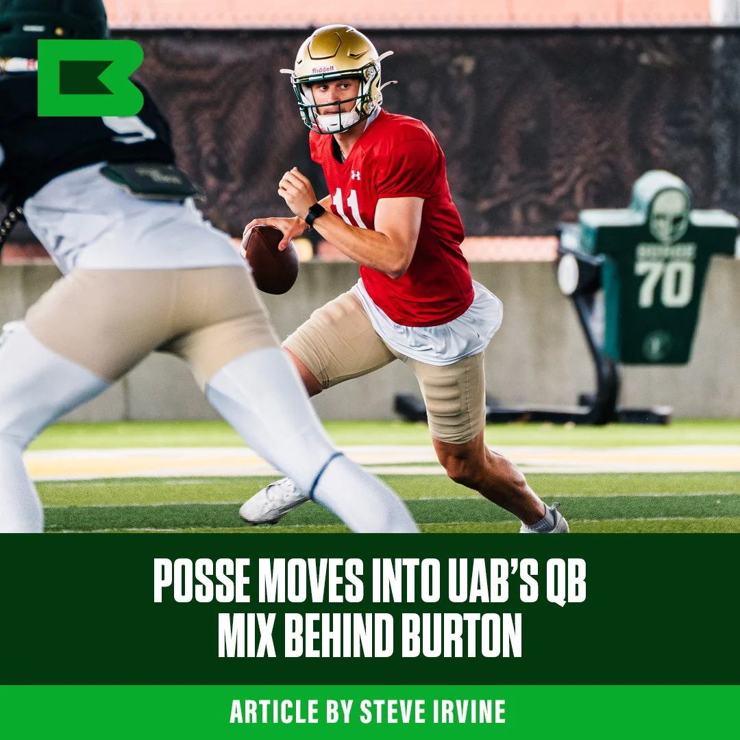 Posse Moves Into UAB’s QB Mix Behind Burton