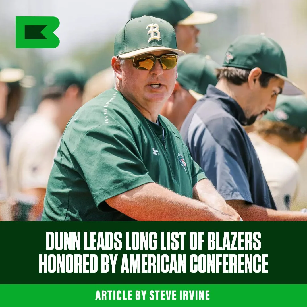 Dunn Leads List of Blazers Honored by American Conference