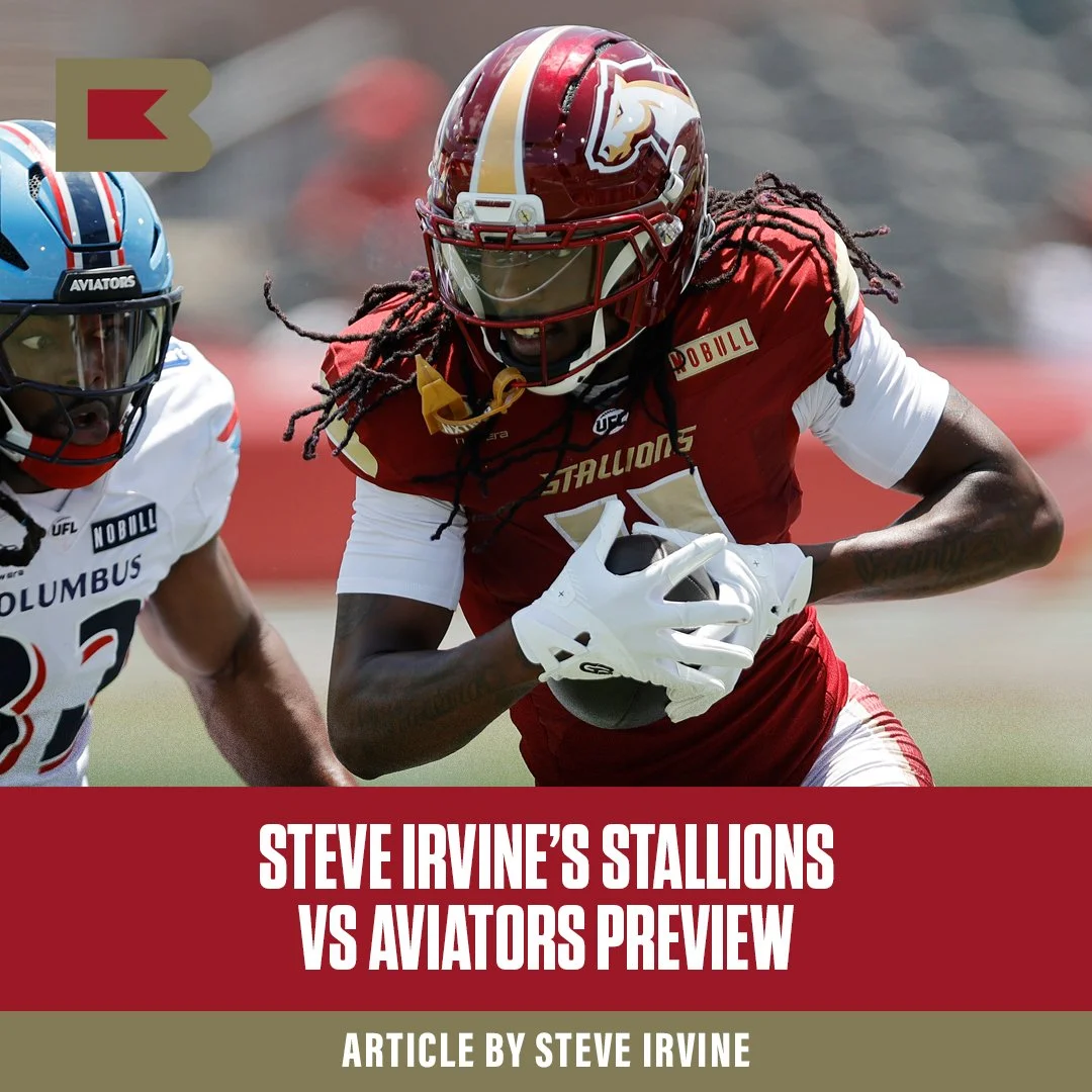 Steve Irvine’s Stallions Preview - Week 9