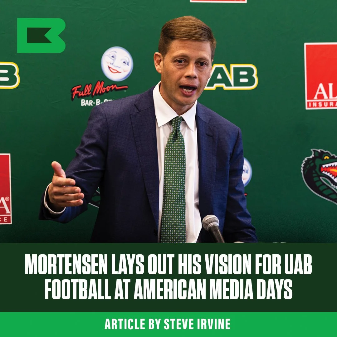 Mortensen Lays Out His Vision for UAB Football at American Media Days