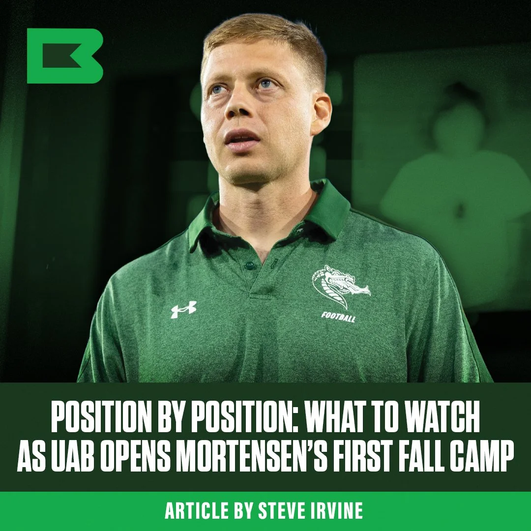 Position by Position: What to Watch as UAB Opens Alex Mortensen’s First Fall Camp