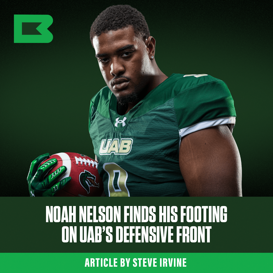 Noah Nelson Finds His Footing on UAB’s Defensive Front