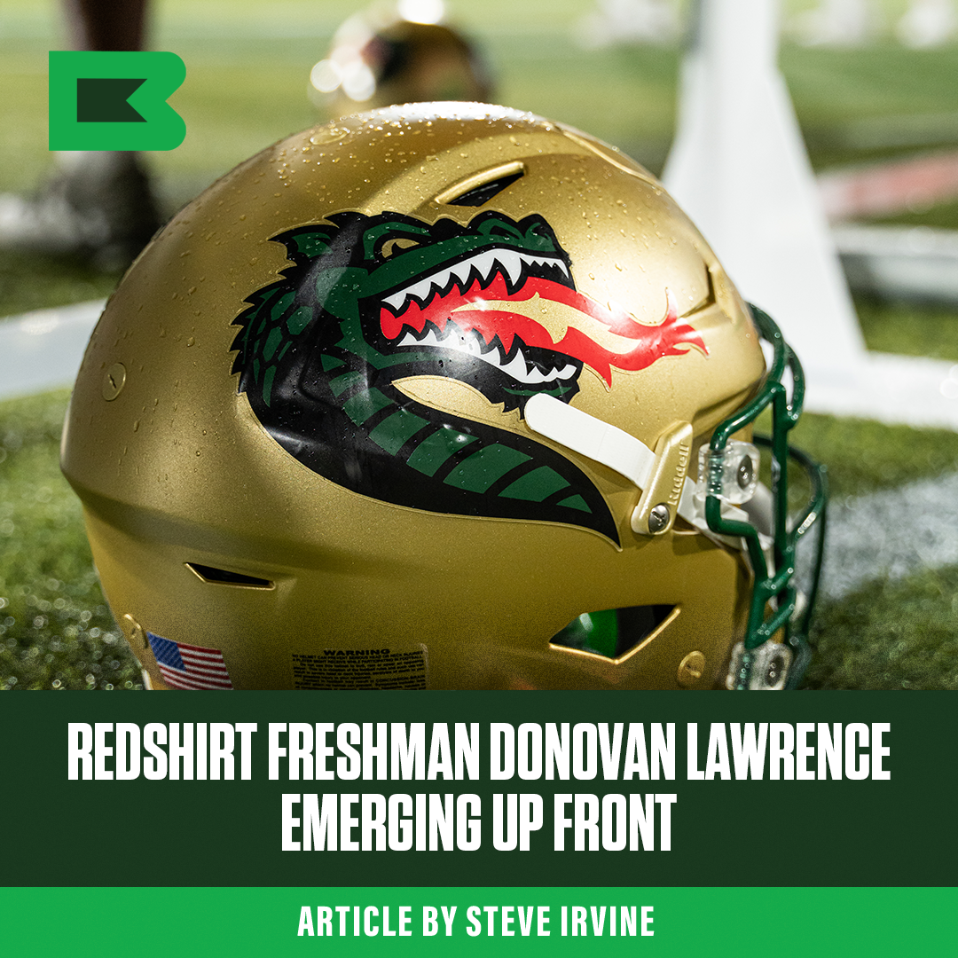 Redshirt Freshman Donovan Lawrence Emerging Up Front