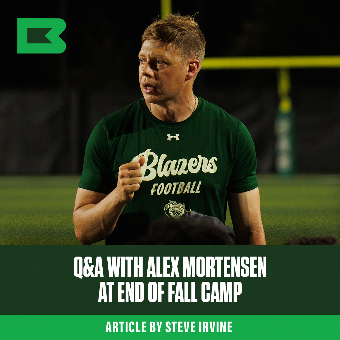 Q&amp;A With Alex Mortensen At End of Fall Camp