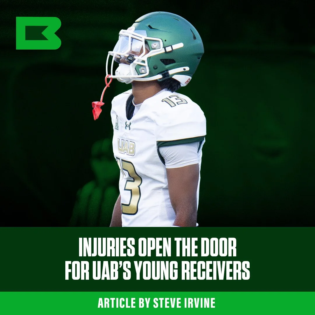 Injuries Open the Door for UAB’s Young Receivers