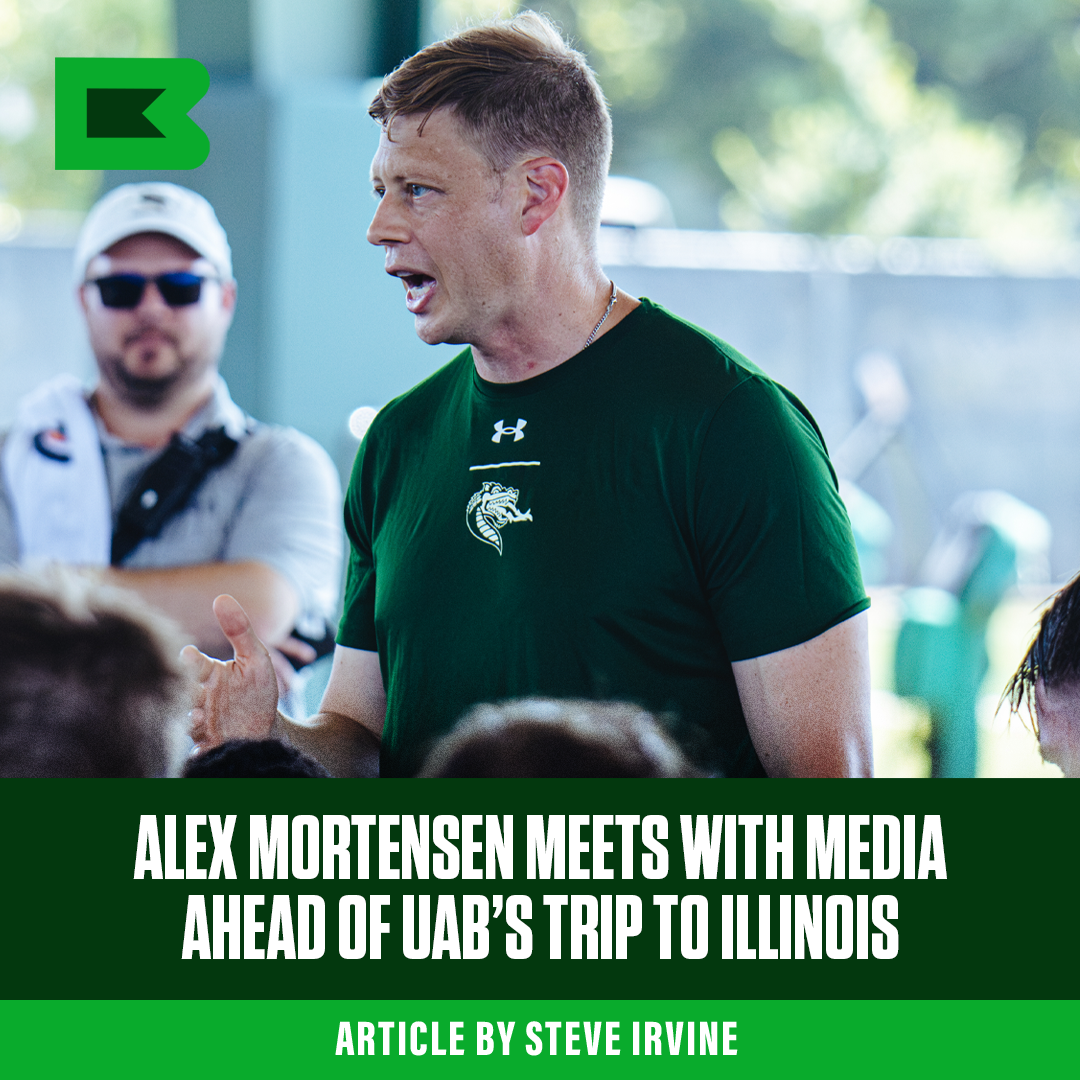 Alex Mortensen meets With Media Ahead of Trip to Illinois