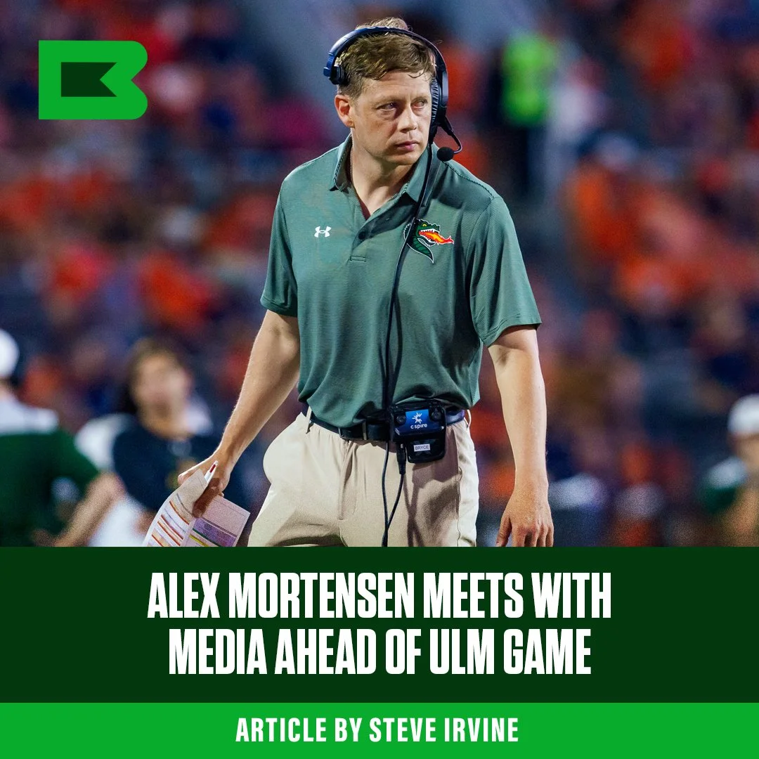 Alex Mortensen Meets With Media Ahead of ULM Game