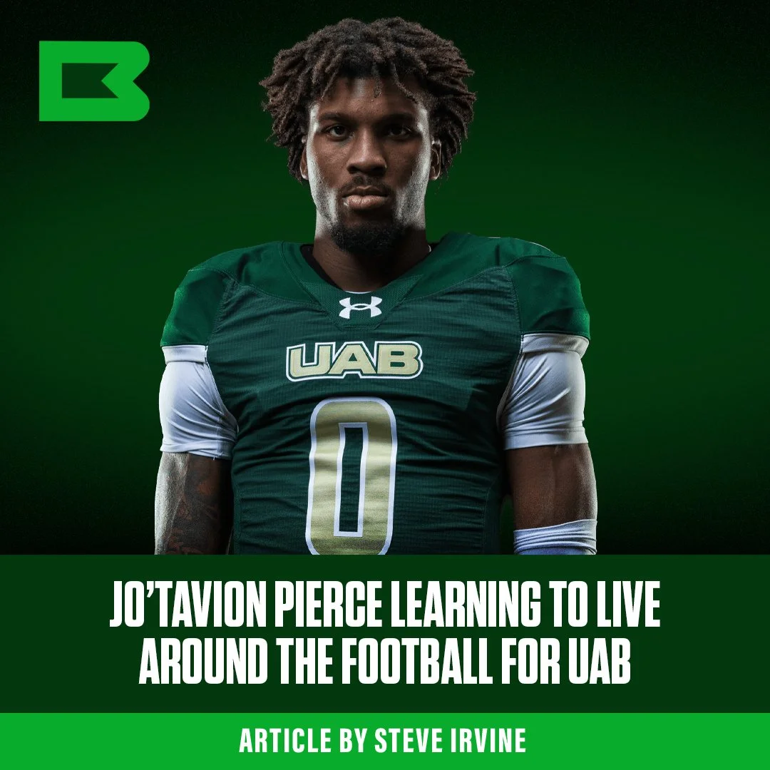 Jo’Tavion Pierce Learning to Live Around the Football for UAB