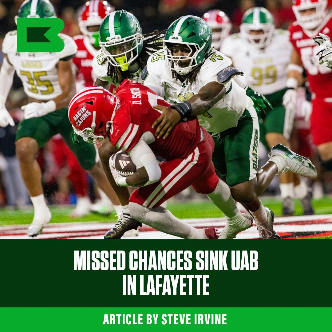 Missed Chances Sink UAB in Lafayette