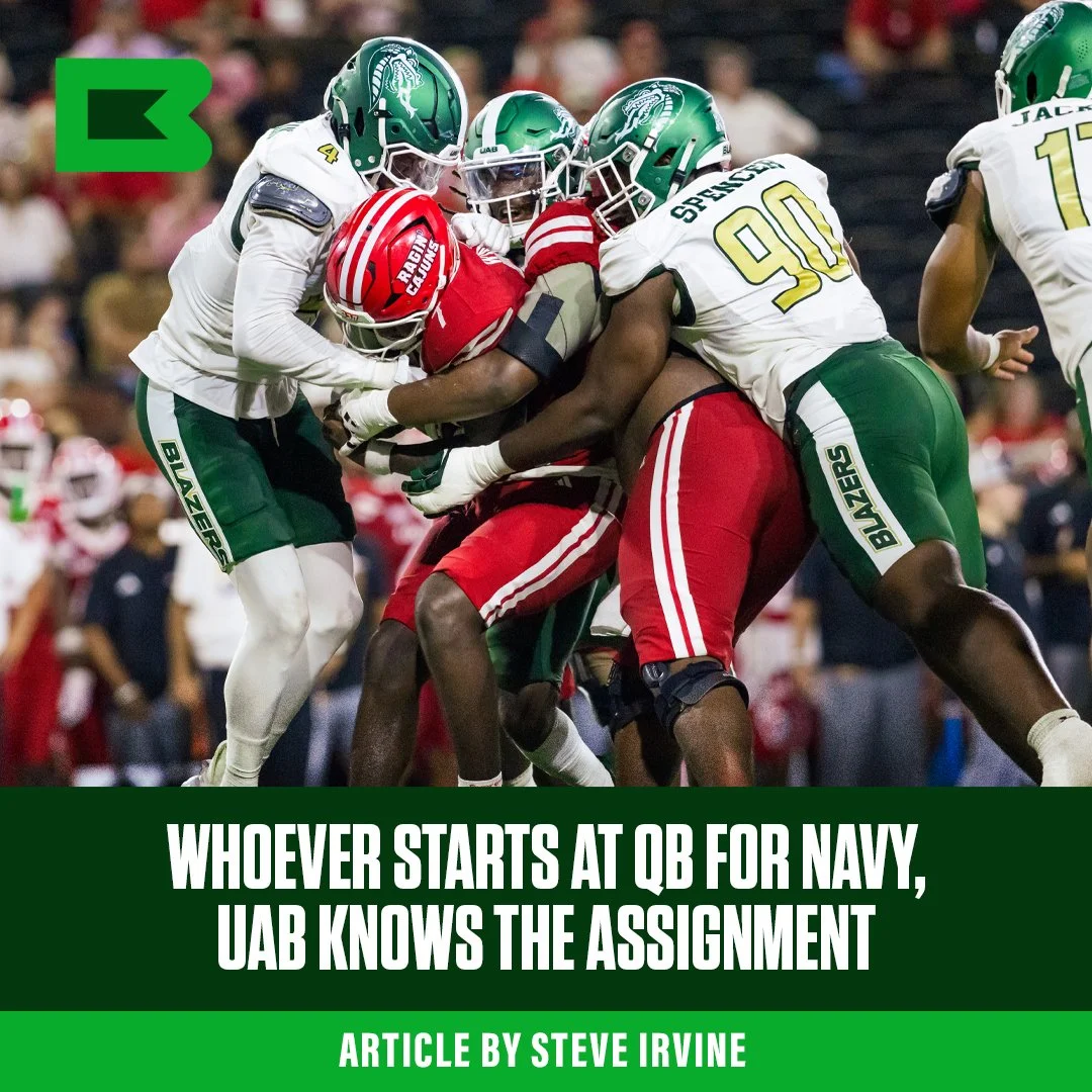 Whoever Starts at QB for Navy, UAB Knows the Assignment