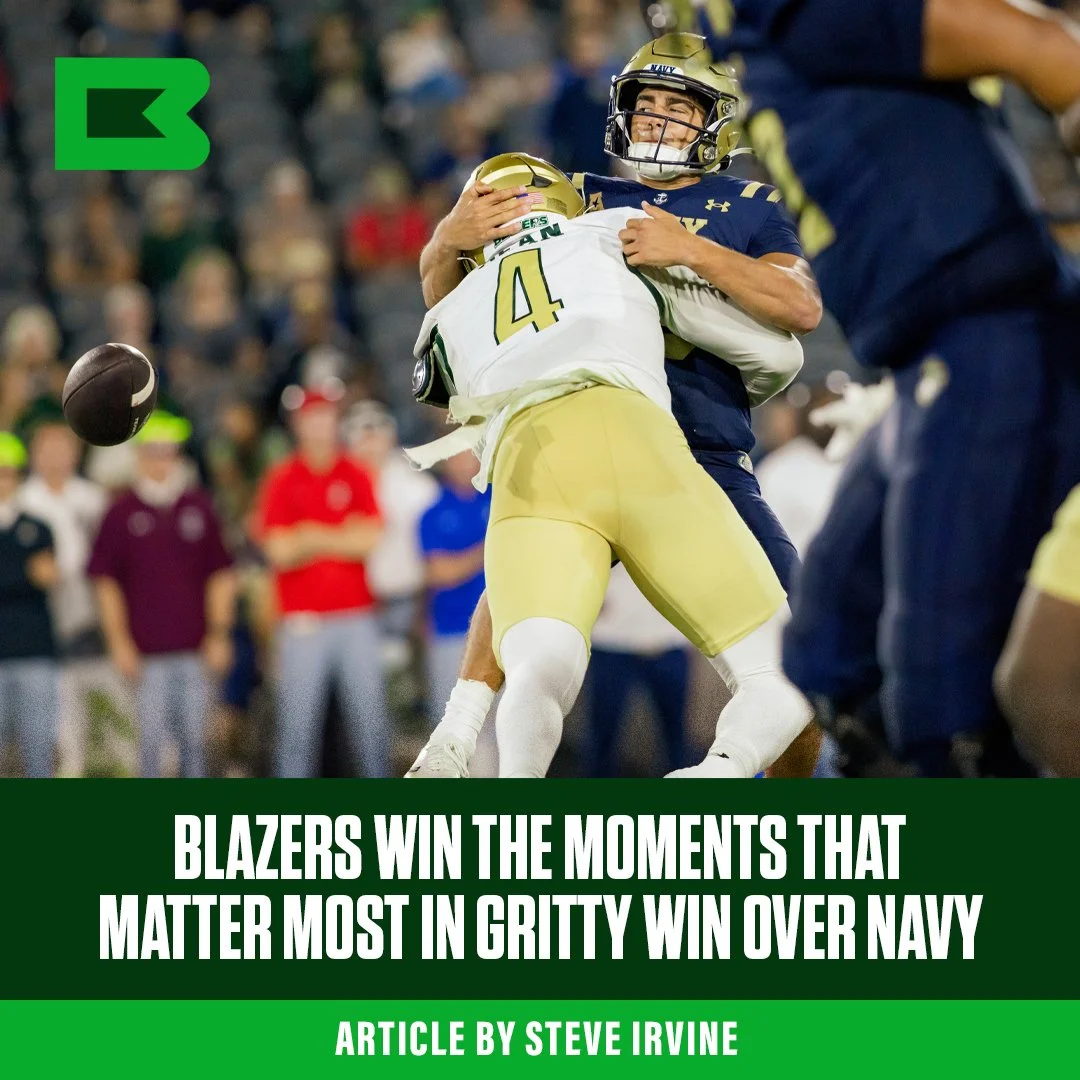 Blazers Win the Moments That Matter Most In Gritty Win Over Navy