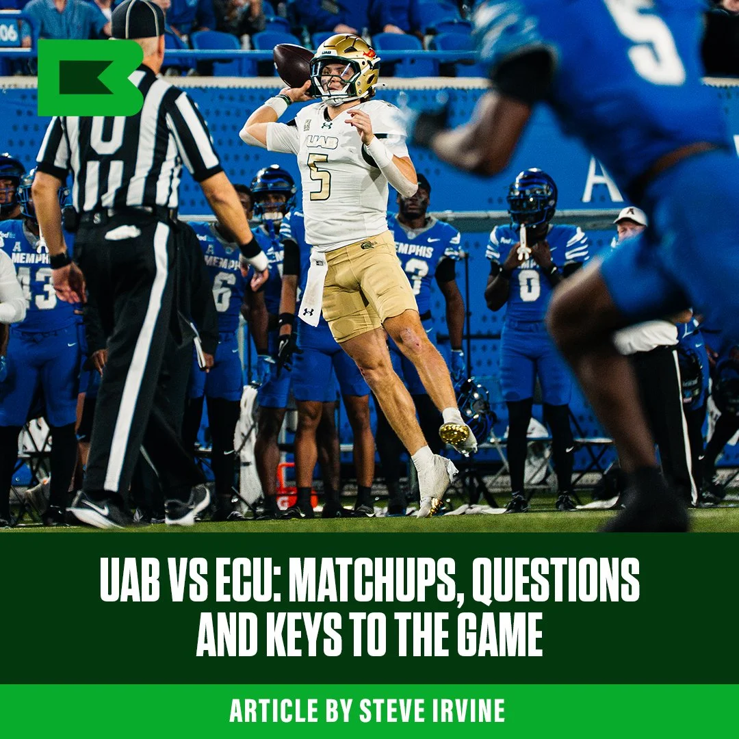UAB vs ECU: Matchups, Questions and Keys to the Game
