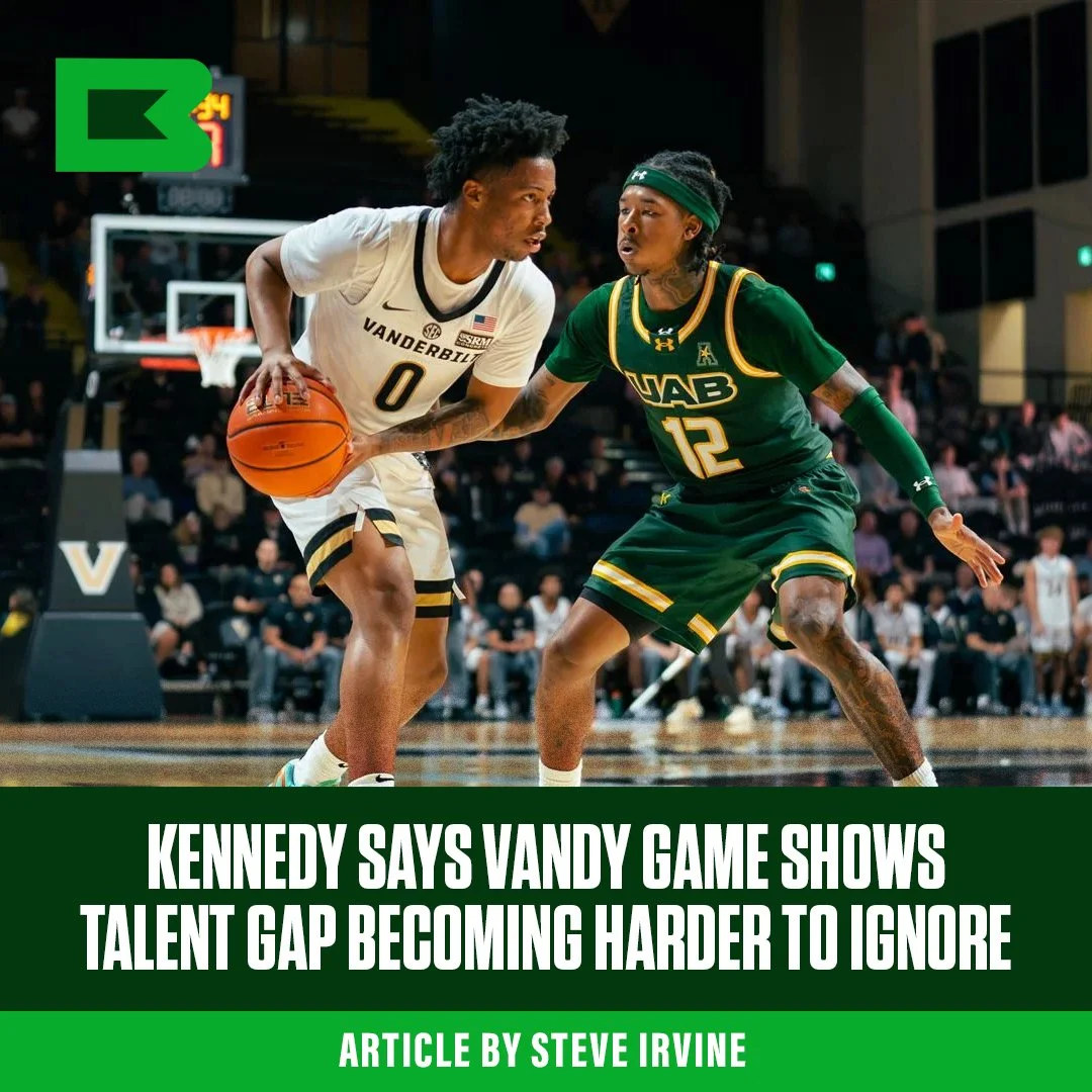Kennedy Says Vandy game proves Talent Gap Becoming Harder to Ignore