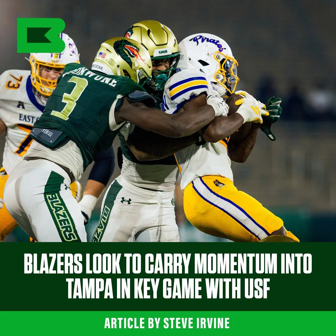Blazers Look to Carry Momentum Into Tampa in key game with usf