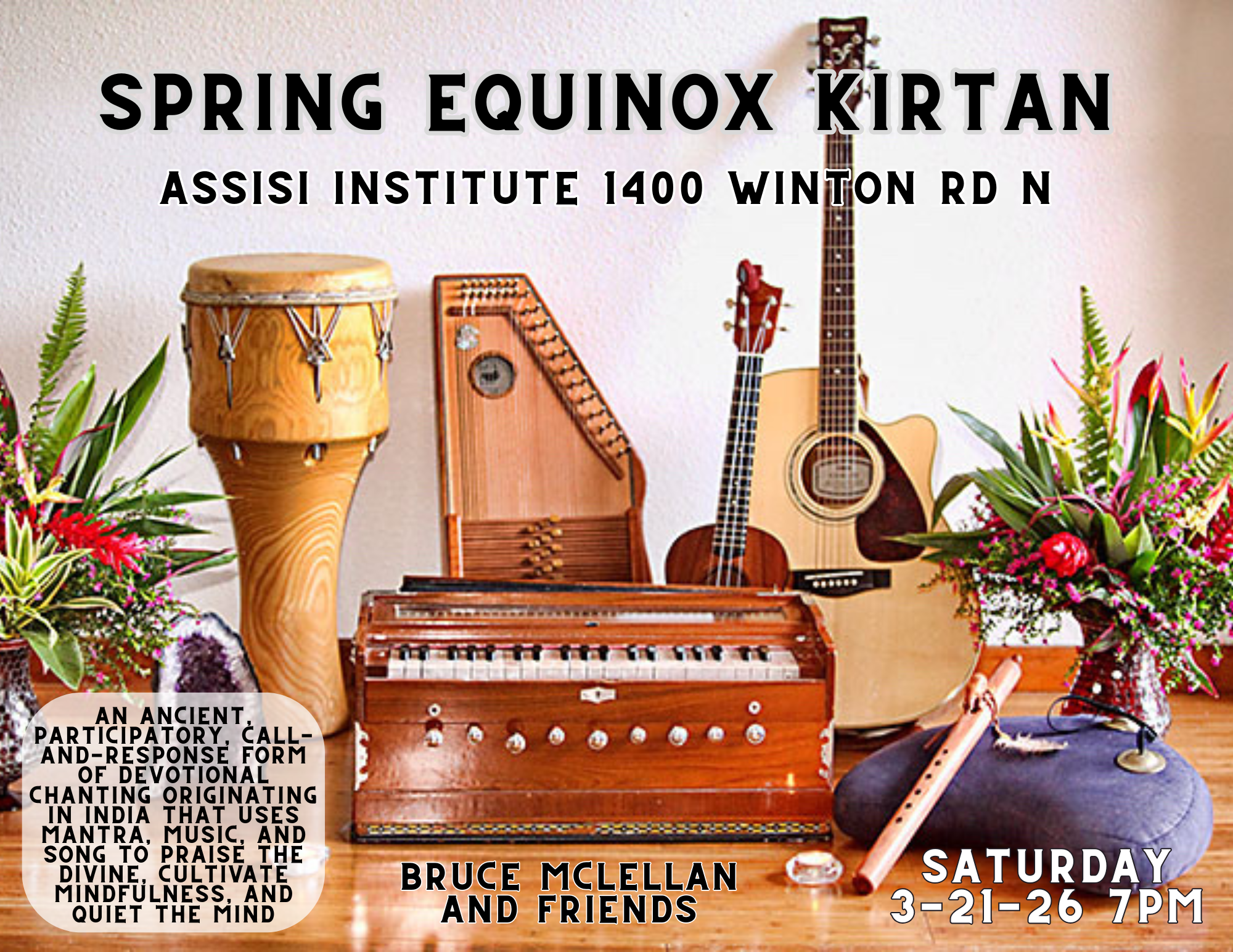 Saturday Evening Prayer and Potluck