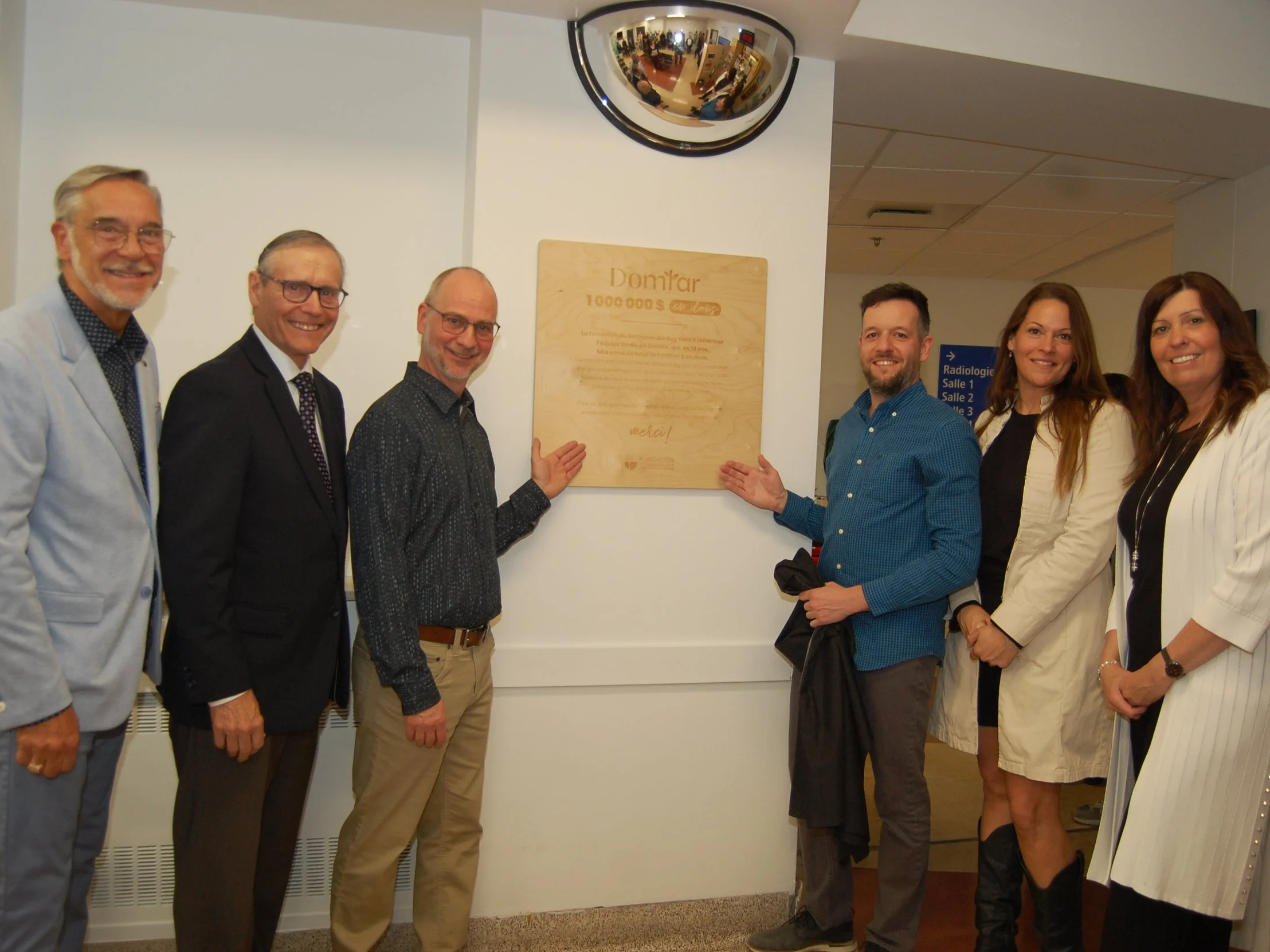 Domtar atteint le cap de 1 million de dollars en dons à la Fondation du Domaine-du-Roy