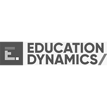 Logo with a large 'E' and the words 'EDUCATION DYNAMICS' next to it.