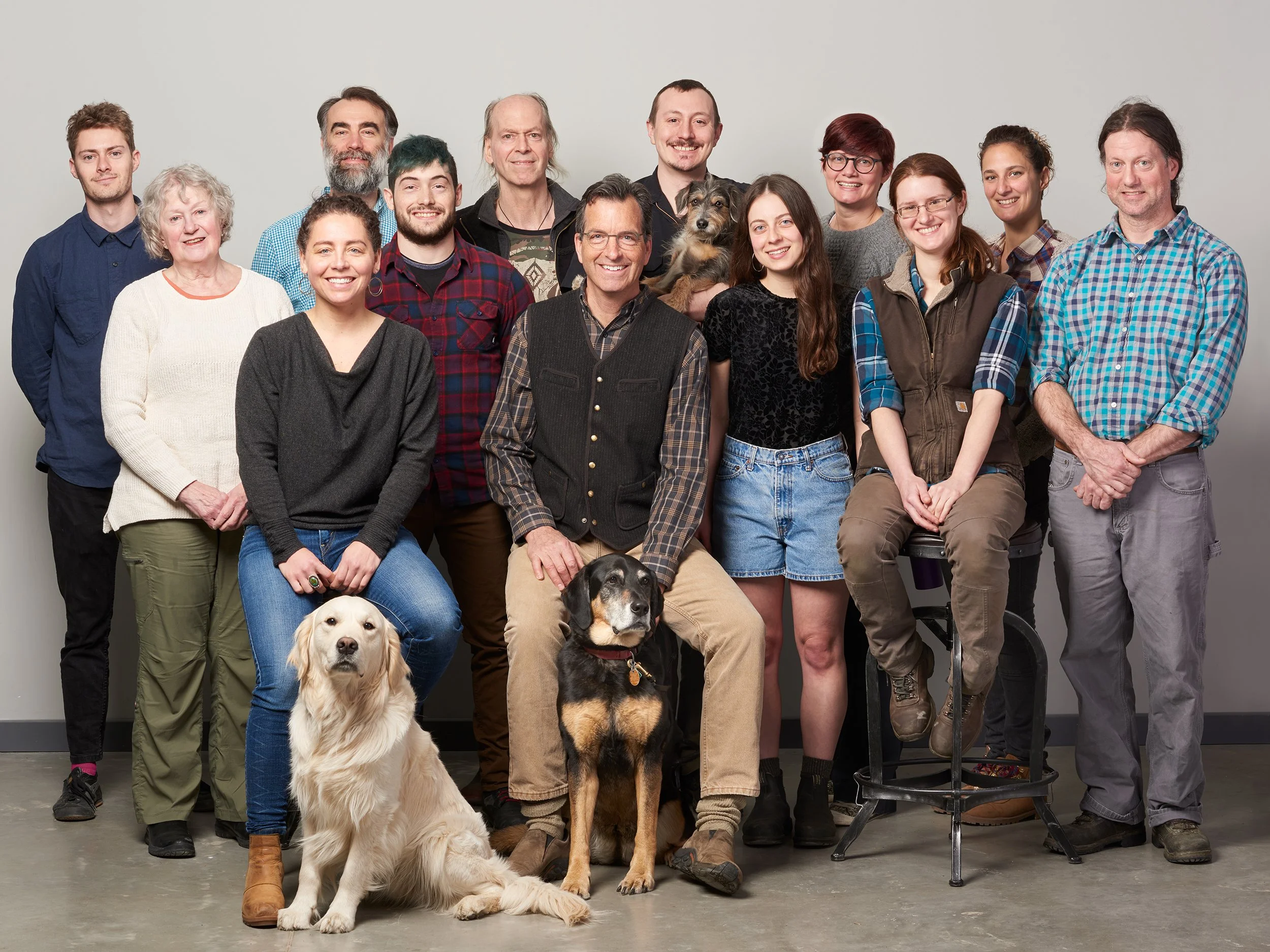 group photo of conant metal & light employees