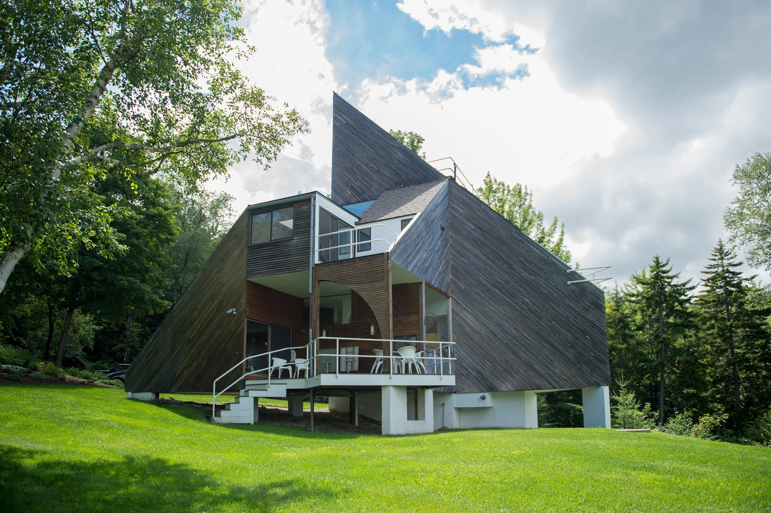 architectural photo of dave sellers architect project in warren vermont