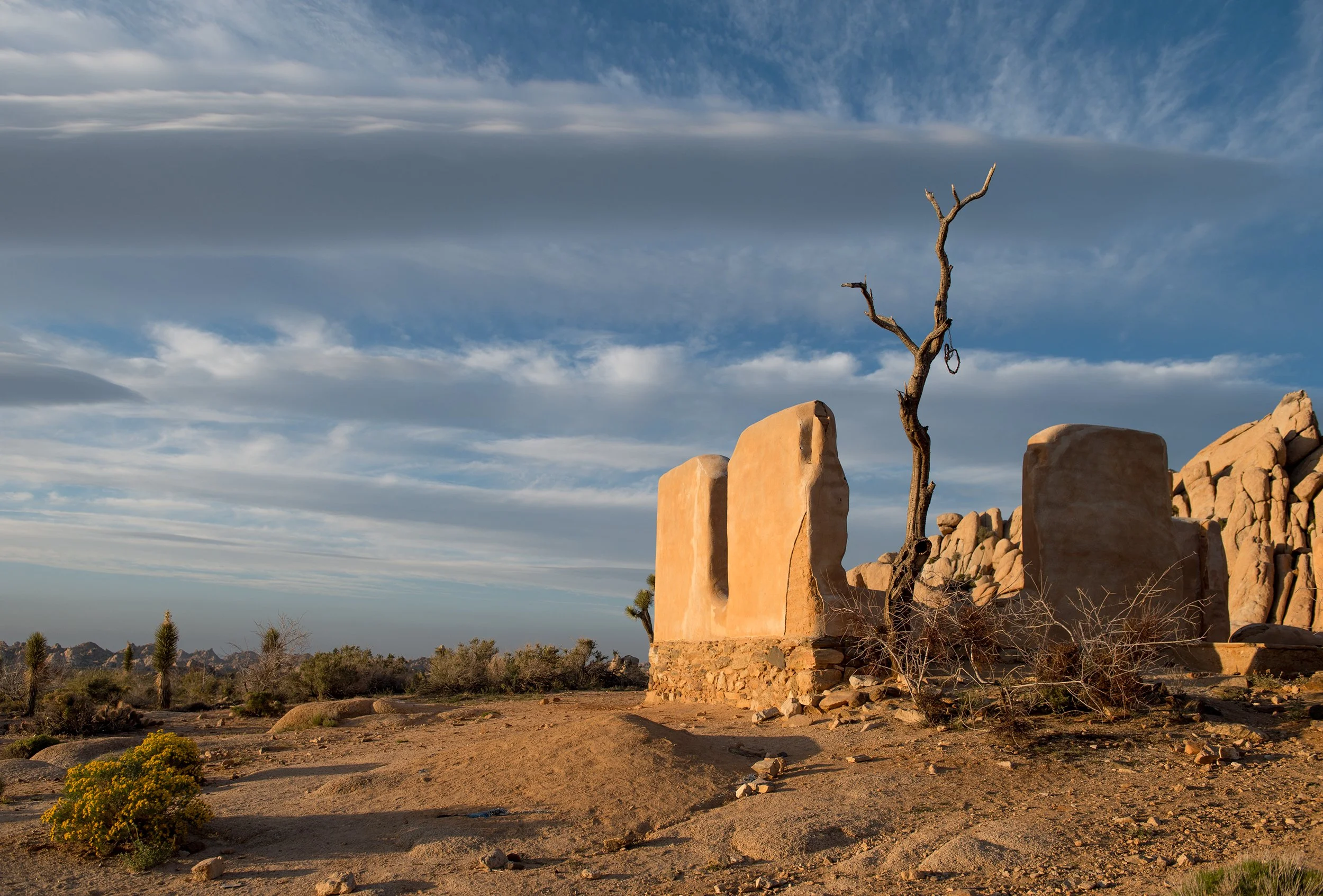 ryan ranch in joshua tree california taken at sunset photographed by landscape and travel photographer michael heeney