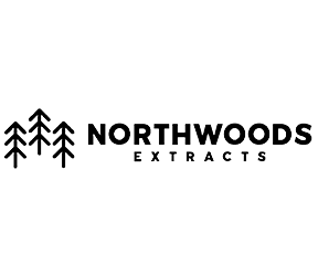 Logo of Northwoods Exotics featuring stylized trees and the company's name.