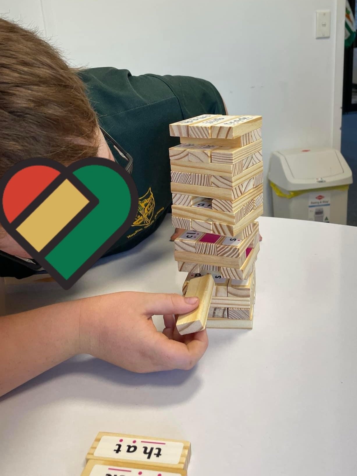 Reading tower in action