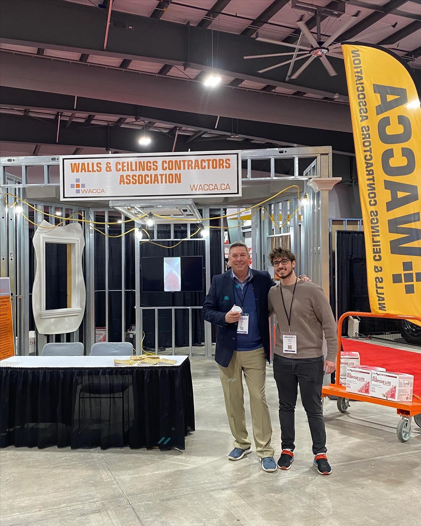 Had a blast with Derek Smith representing The Walls and Ceilings Contractors Association - Ottawa (WACCA) at The 2024 Ottawa Construction Association (O.C.A) Construction Symposium &amp; Tradeshow! 

Antonick Interiors is a proud member of The Walls 