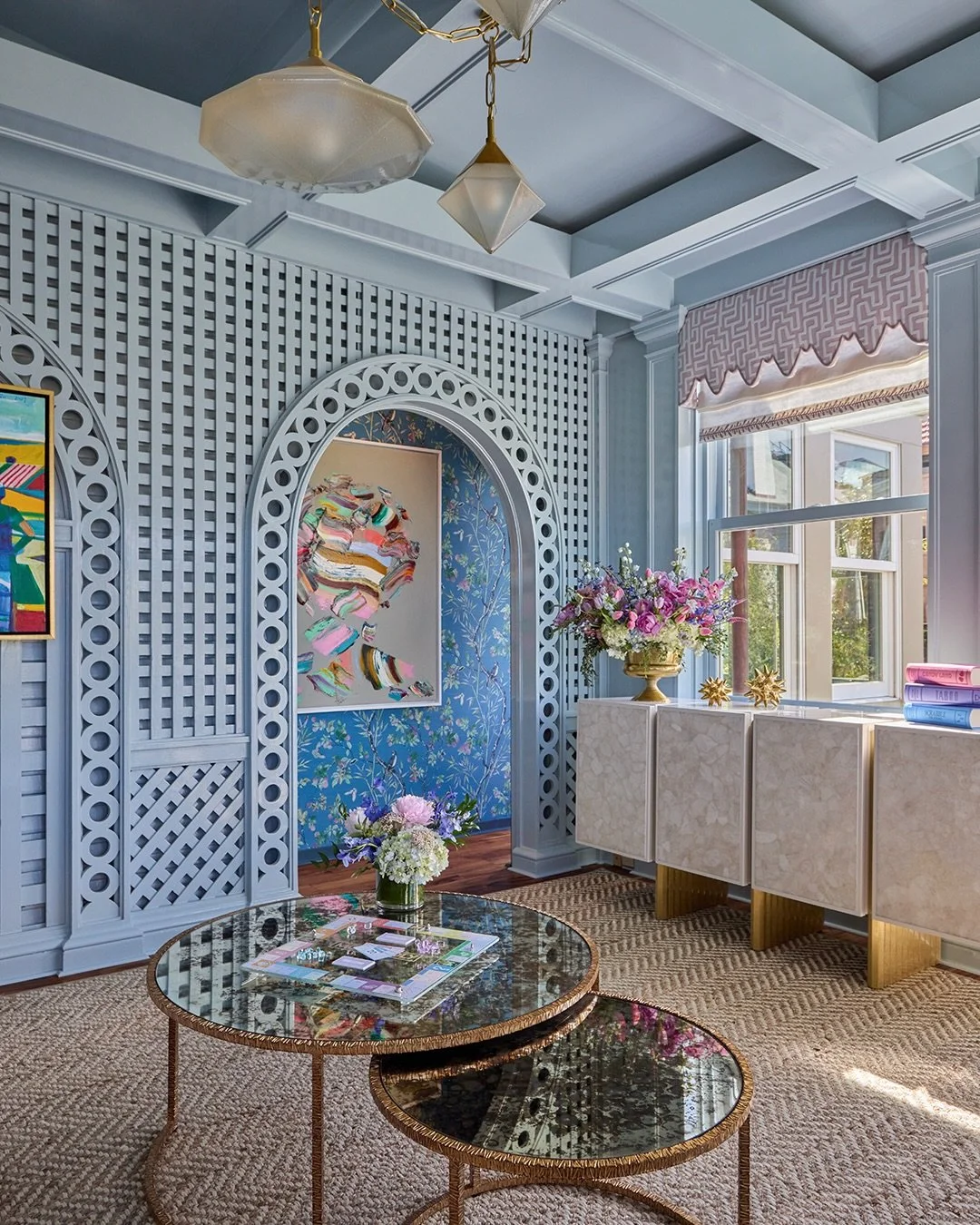 Well Played: The Game Room and Well Played, Ladies: A Sunlit Hideaway by @alygaydesign

In Aly&rsquo;s sunlit game room, she brings her love of whimsical pattern play to life, layering bold color with elevated detail. This space is designed to evoke 