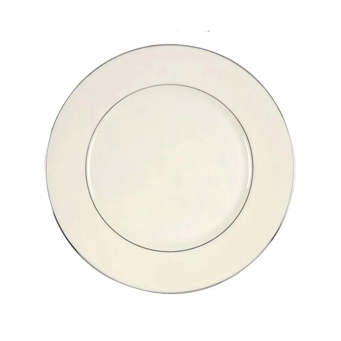 Lenox Montclair Dinner Plate with Silver Rim