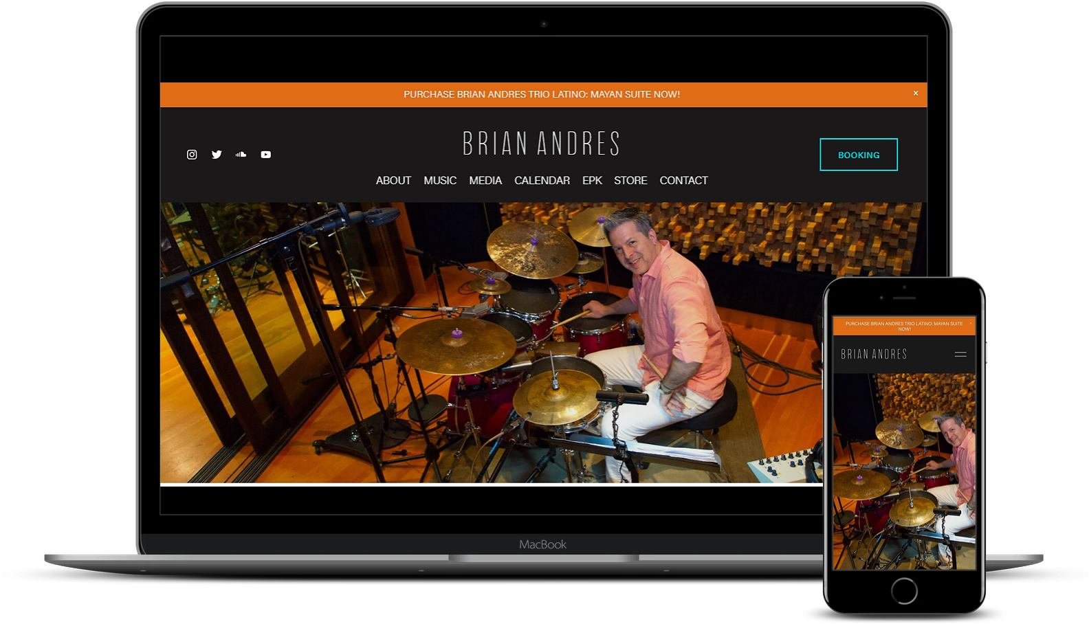 Brian Andres - Professional Drummer