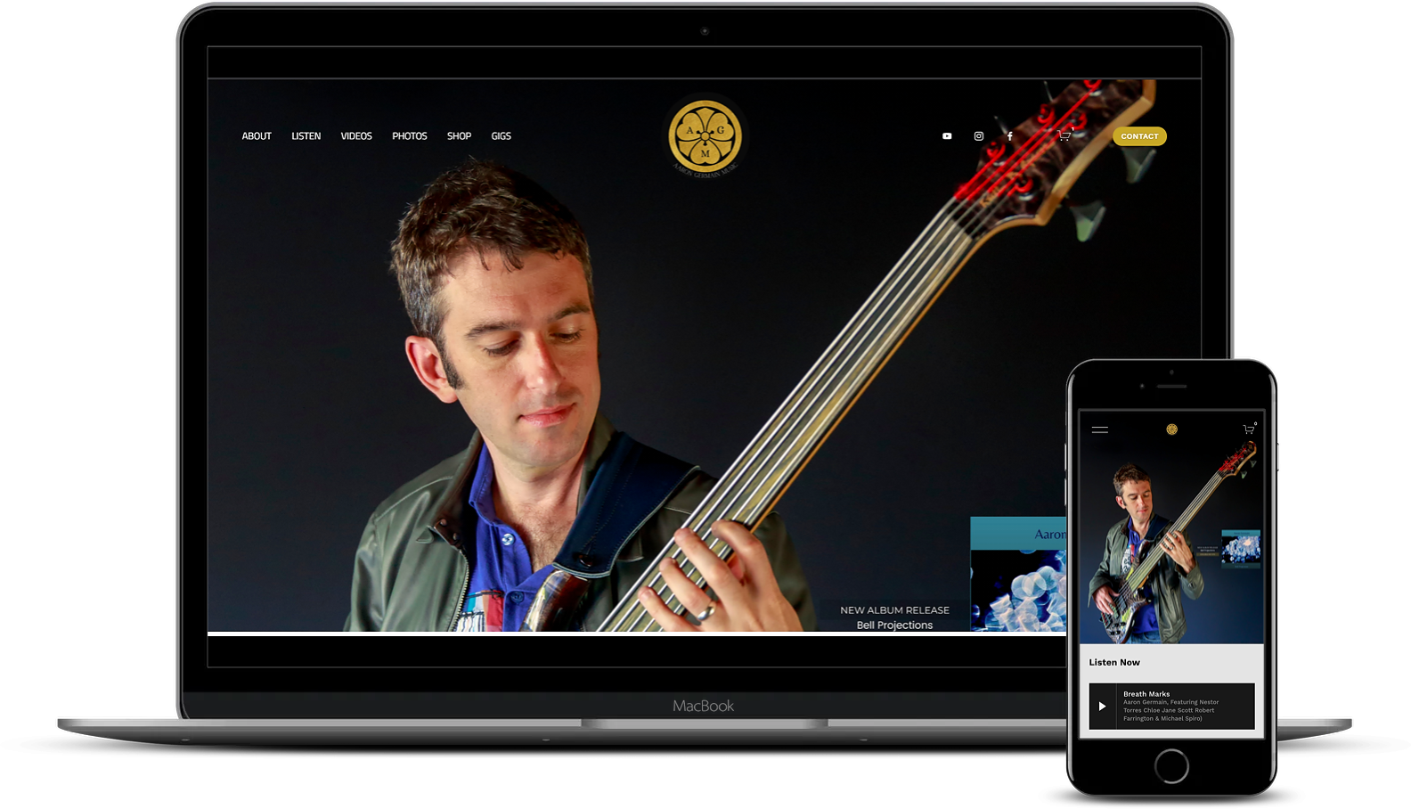 Aaron Germain - Professional Bassist