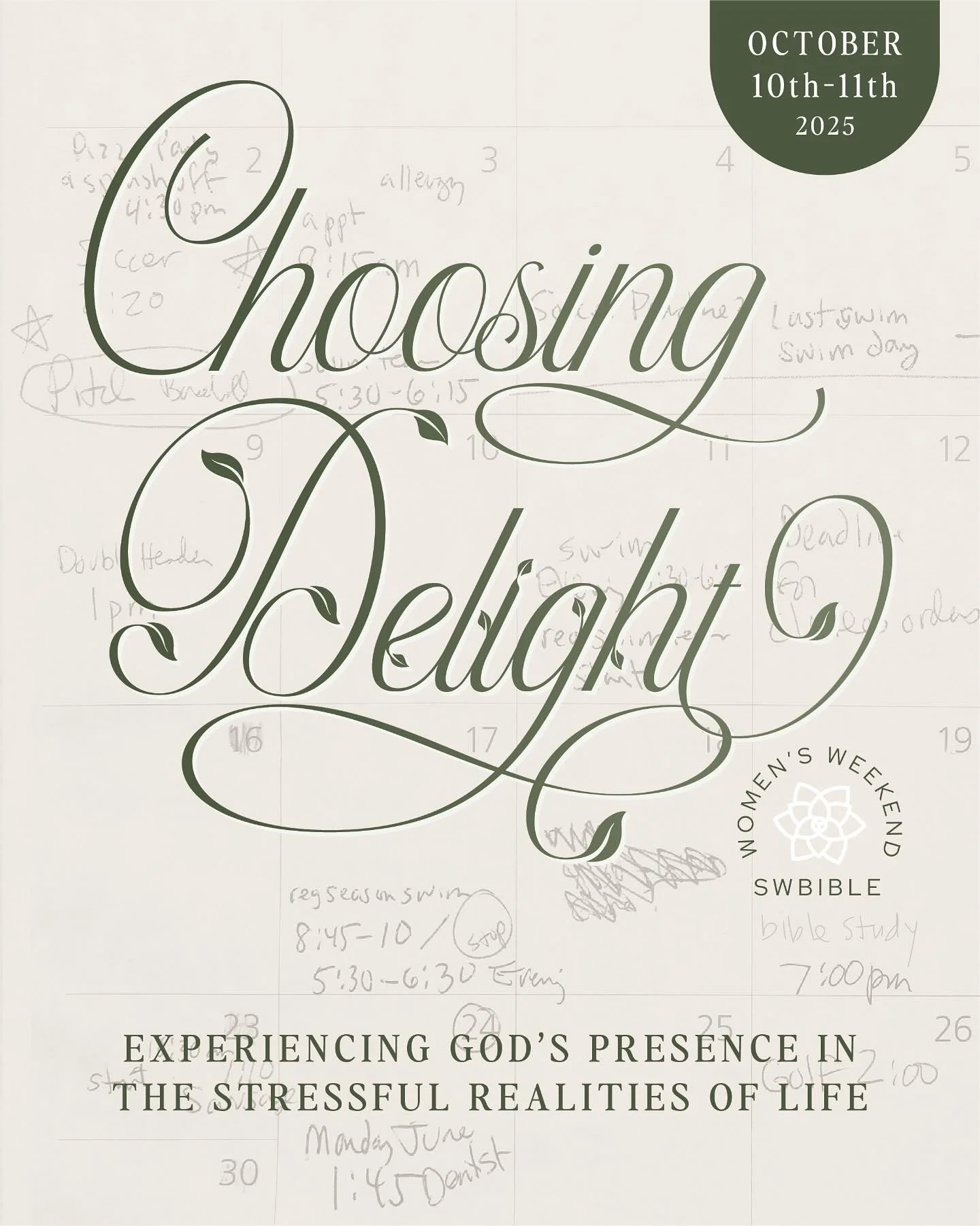Join us for Women&rsquo;s Weekend as we come together alongside new &amp; old friends for worship, fellowship, and hearing from Mary Henderson as she shares God&rsquo;s Word intertwined with her story. She will encourage us to Choose Delight in all t