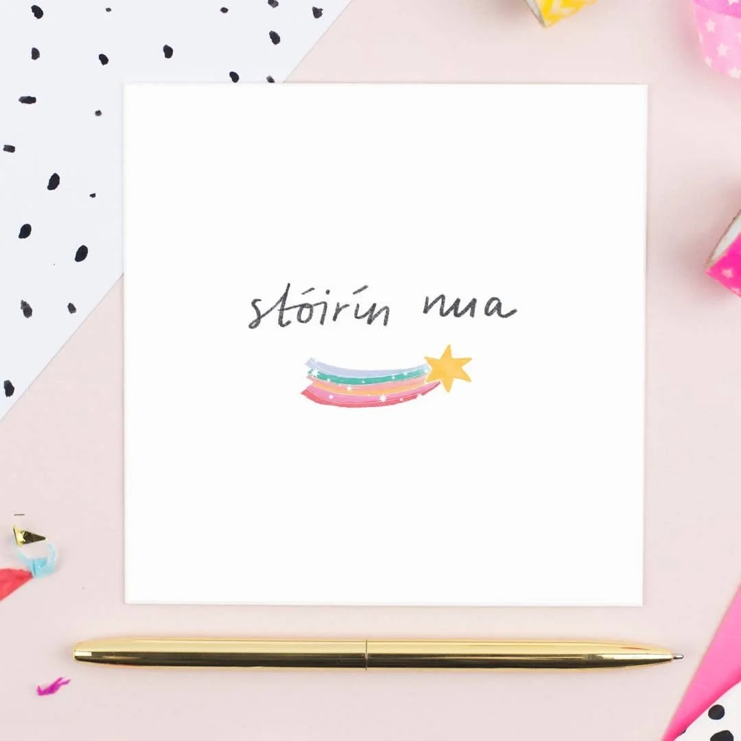 Stóirín Nua Greeting Card